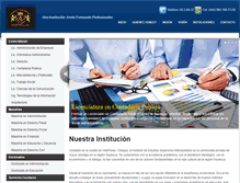 Tablet Screenshot of institutouniversitariometropolitano.edu.mx